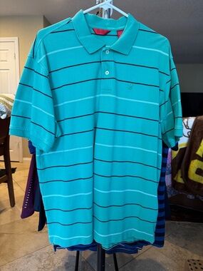 Izod Men's Seafoam Green Polo
